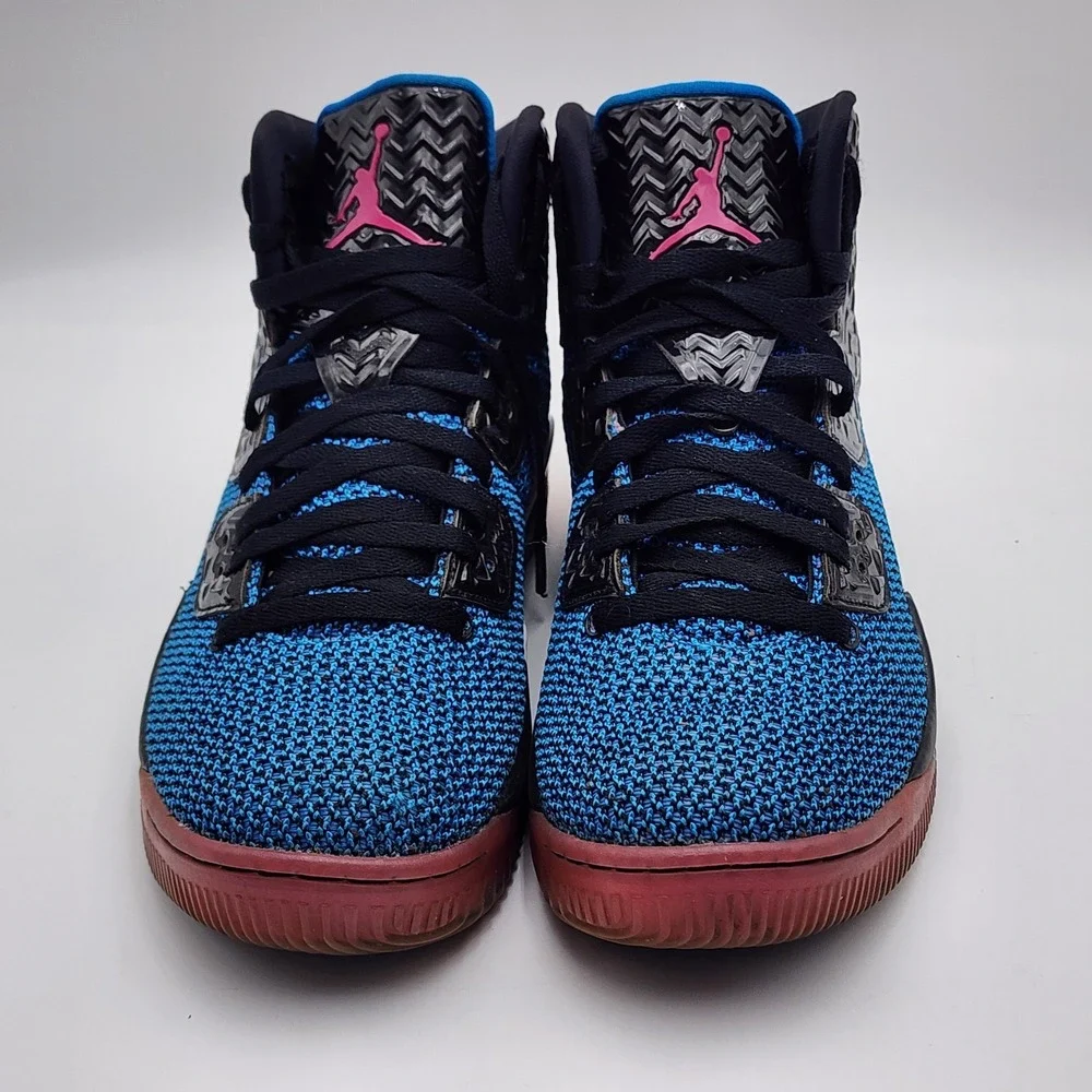 Nike Men's Air Jordan Spike Forty 819952-029 Blue Black Basketball Shoes 10 READ